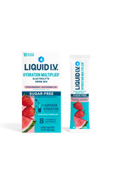 Liquid I.V. Hydration Multiplier Electrolyte Drink Mix, Strawberry Watermelon, 10 Ct