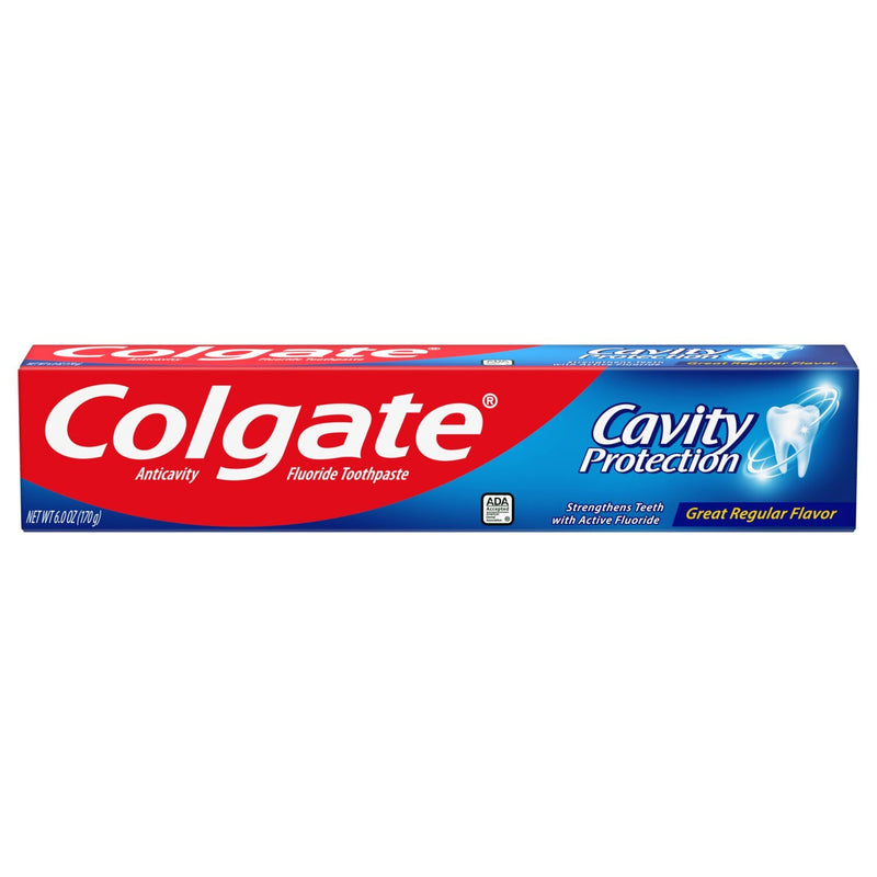 Colgate Cavity Protection Toothpaste with Fluoride  Minty Great Flavor  6 oz Tube