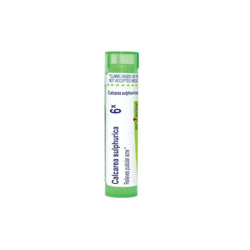 Boiron Calcarea Sulphurica 6X Homeopathic Medicine Pellets, 80 Count