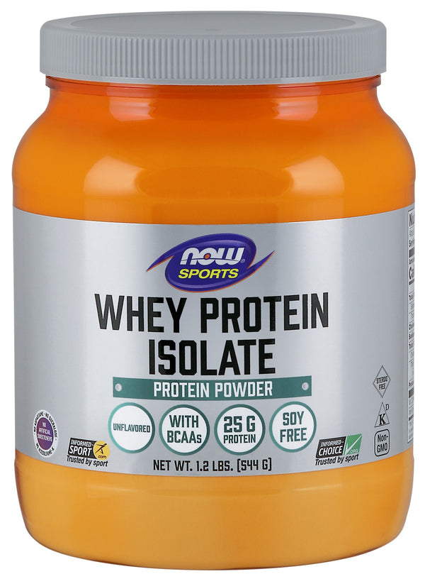 NOW Foods Whey Protein Isolate 1.2 Lbs Unflavored