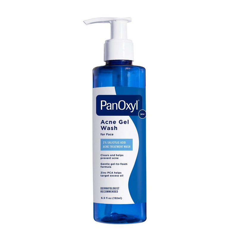 PanOxyl Acne Gel Wash for Face with 2% Salicylic Acid, 6.5 fl oz