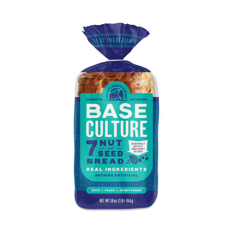 Base Culture 7 Nuts & Seeds Bread, Gluten Free, 16 oz