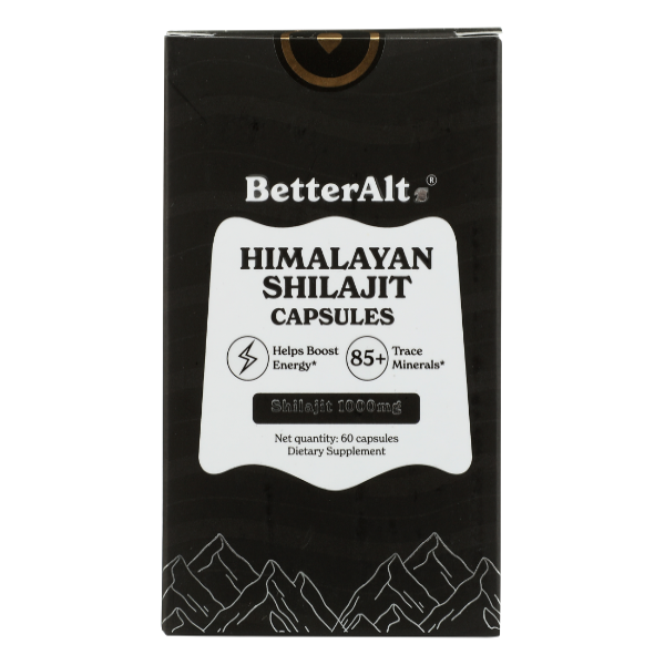 Better Alt Shilajit/Shilajeet Capsules