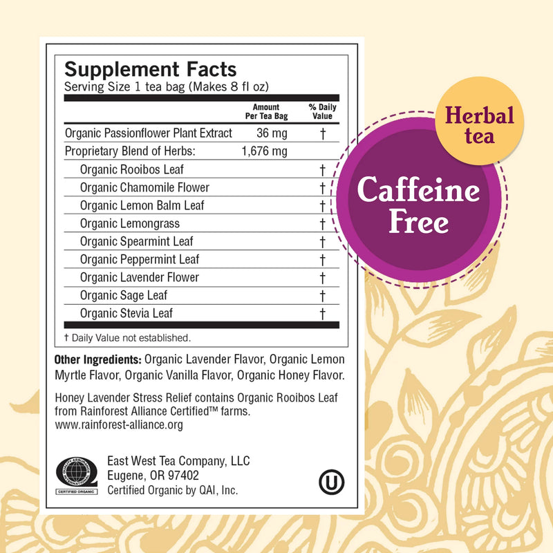 Té de yogui kava estrés alivio 16 bolsas de té