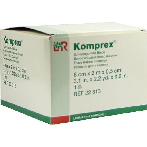Komprex Foam Rubber Bandage 8cm x 2m