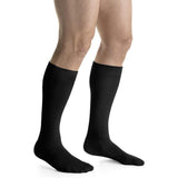 Jobst Activewear Knee-High Compression Socks 20-30 mmHg, Closed Toe, Medium Regular, Cool Black