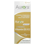 Aurora Nutrascience Liposomal Vitamin D3/K2, 20 ml Packets, 10 ct
