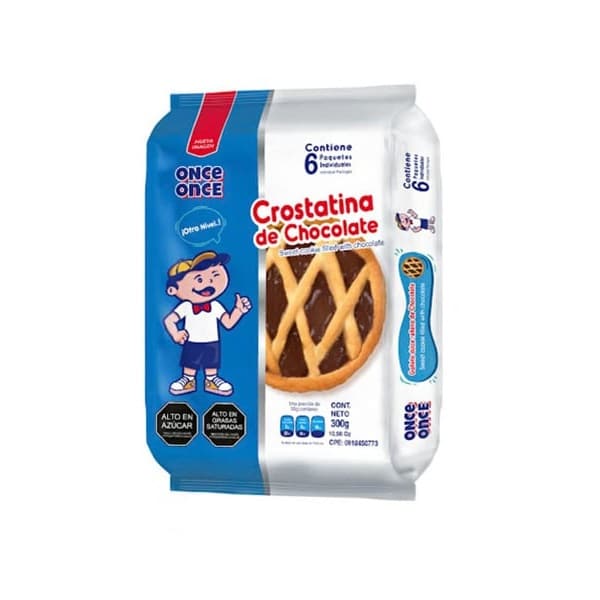 Once Once Crostatina De Chocolate 6und 300g