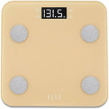 Elle Digital Body Weight Scale with BMI Analyzer, Gold, 400 lb Capacity