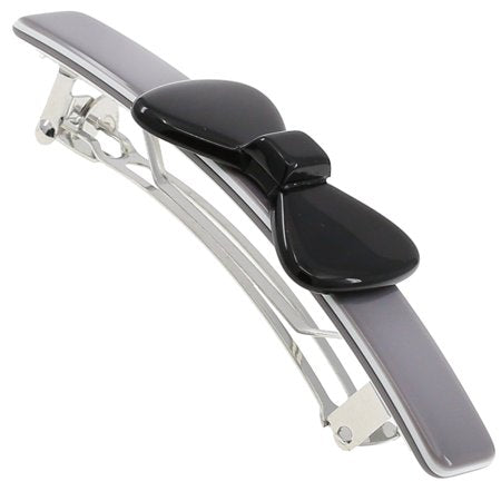 Camila Paris CP3371 French Hair Barrette Clip, Medium, Gray/Black