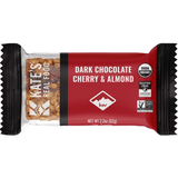 Kates Real Food Organic Dark Chocolate Cherry Almond Handle Bar 2.2 Oz