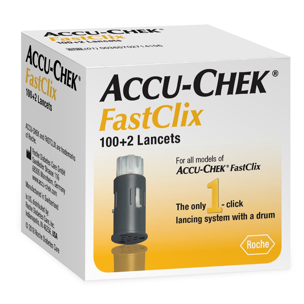 Accu Chek Fastclix Lancets 100+2 ct – Locatel Health & Wellness Online ...