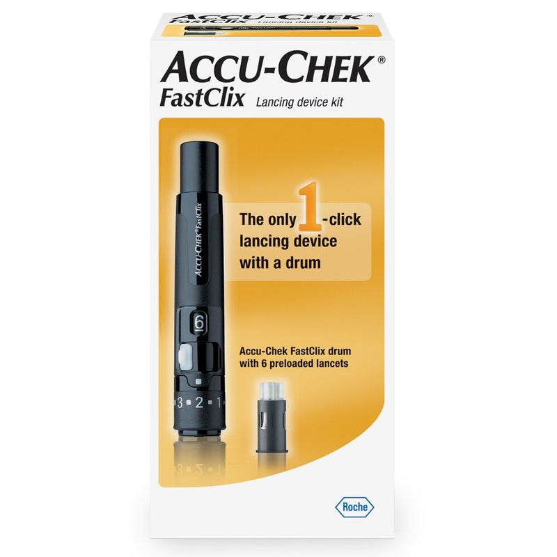 Accu Chek Fastclix Lancing Device Kit