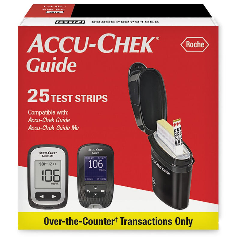 Accu Chek Guide Test Strips 25ct