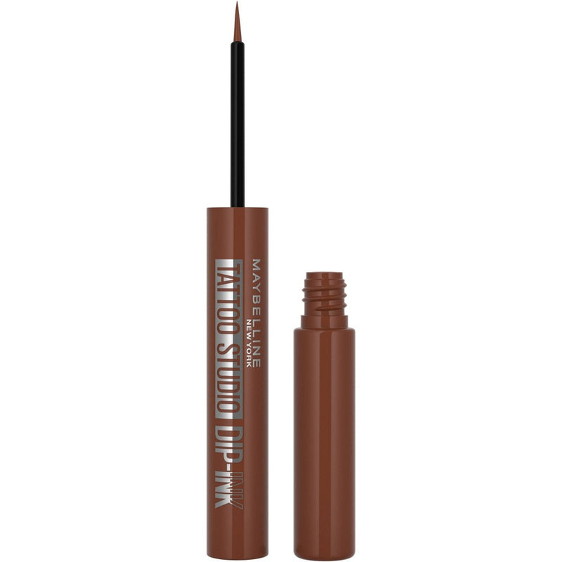Maybelline Tattoo Studio Dip-Ink Liquid Eyeliner, Brown Expression, 0.06 fl oz