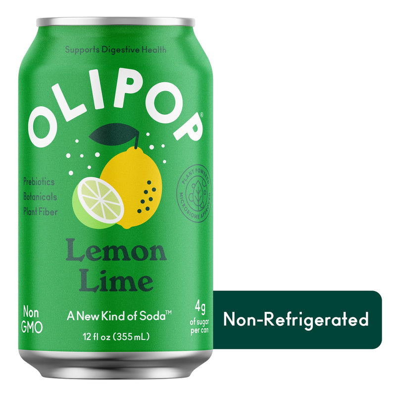 Olipop Lemon Lime Prebiotic Soda