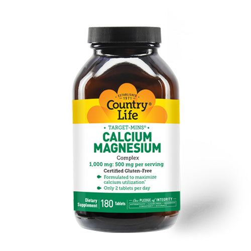 Country Life Target Mins Calcium Magnesium Complex 180 Tablets