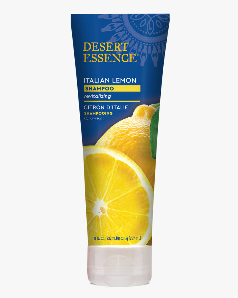 Desert Essence Island Italian Lemon Revitalizing Shampoo 8oz