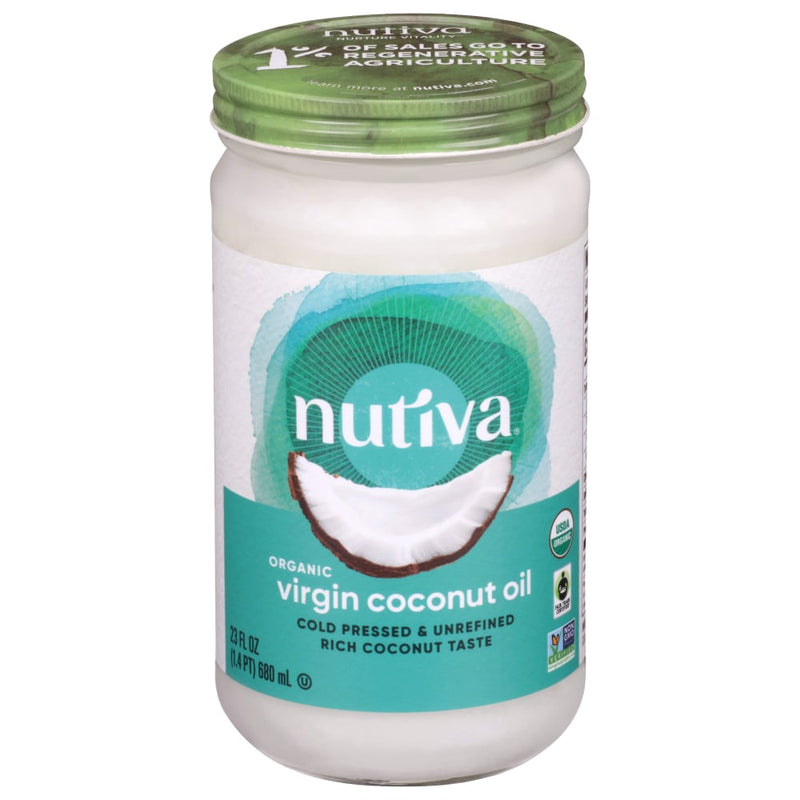 Nutiva, Organic Virgin Coconut Oil, 23 Fl Oz