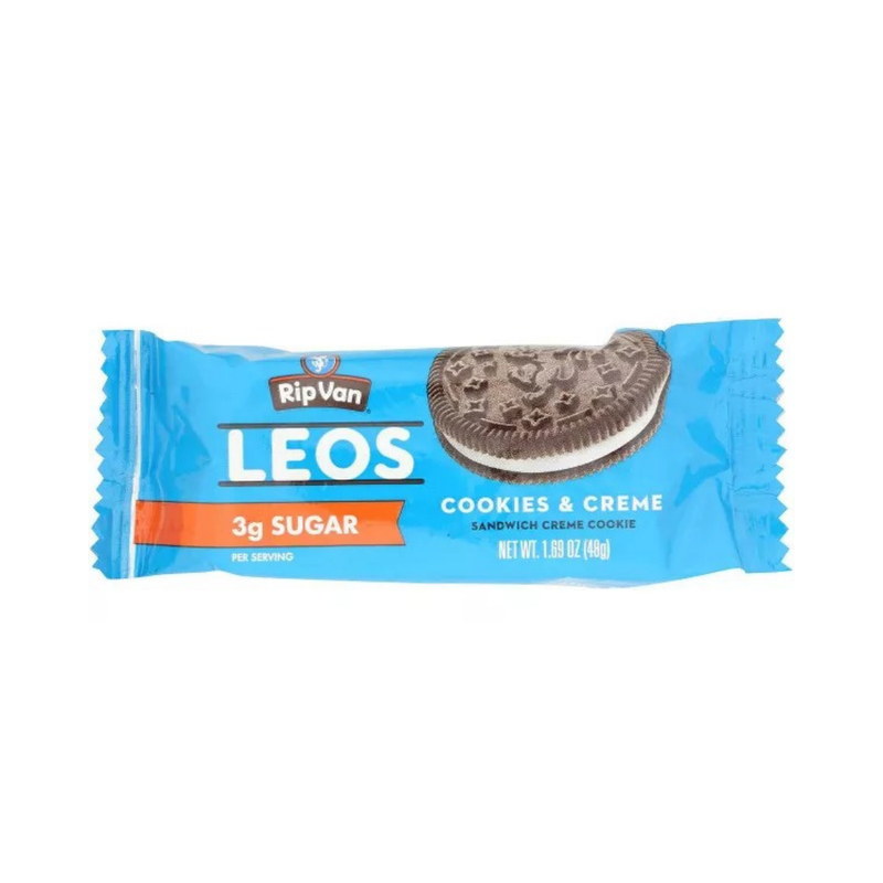 Rip Van, Leos Low Sugar Sandwich Creme Cookies, 6.76 Oz