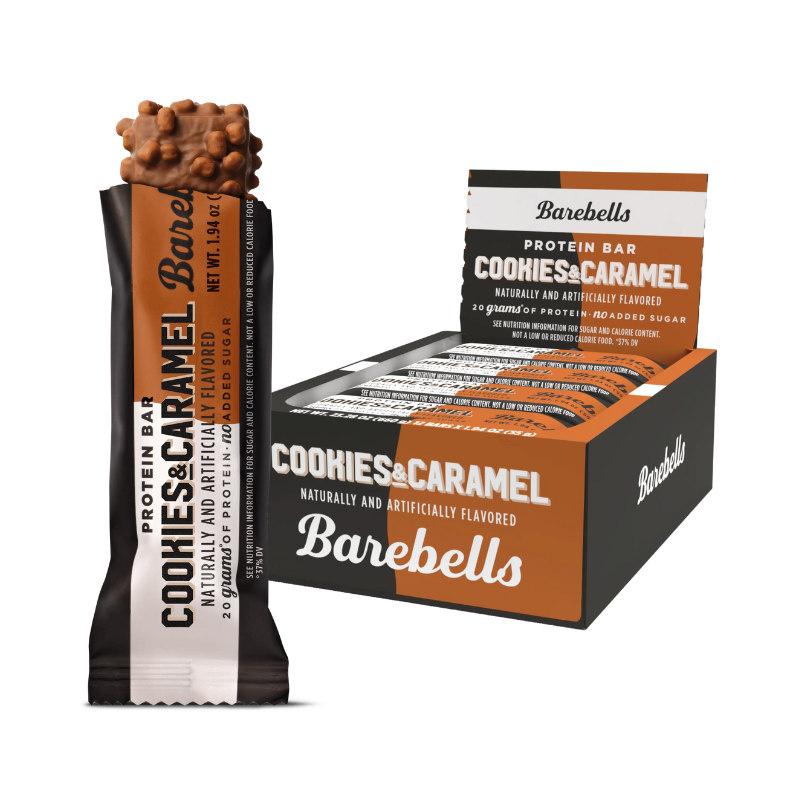 Barebells Cookies & Caramel Protein Bars, 20 g Protein, 1.94 oz, 12 ct
