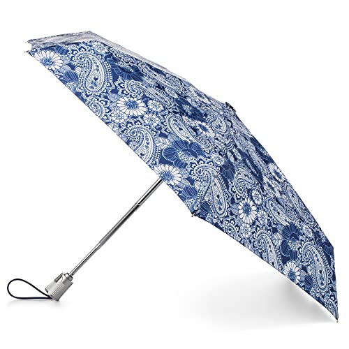 Totes Auto-Close Umbrella, Blue, 50 cm, One Size