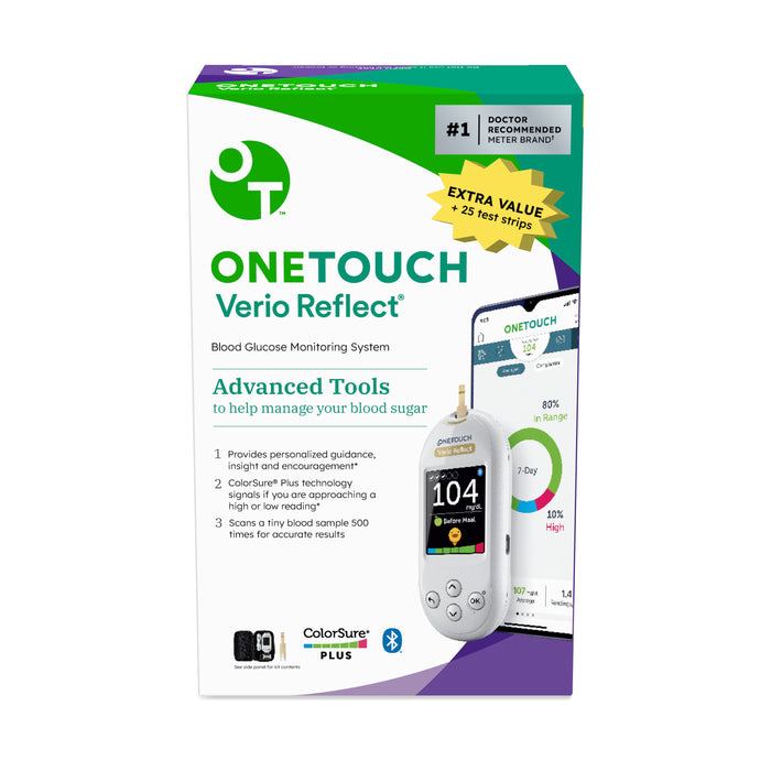 OneTouch Verio Reflect Blood Glucose Meter, Size 1