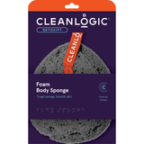 Cleanlogic Exfoliating Sea Sponge, Charcoal Infused, 3 ct
