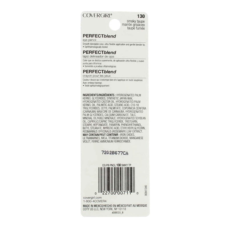 Covergirl Perfect Blend Eye Pencil, Defined Look, Precise Line, Smoky Look, Plush Blender Tip, Smooth Application, 100% Cruelty-Free 11