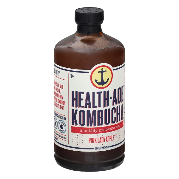 Health-Ade Pink Lady Apple Kombucha, 16 oz