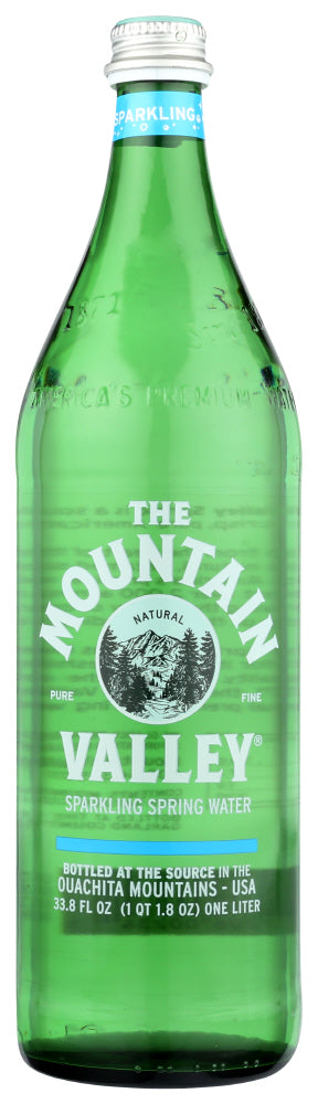 Mountain Valley Spring Sparkling Water Glass, 33.8oz