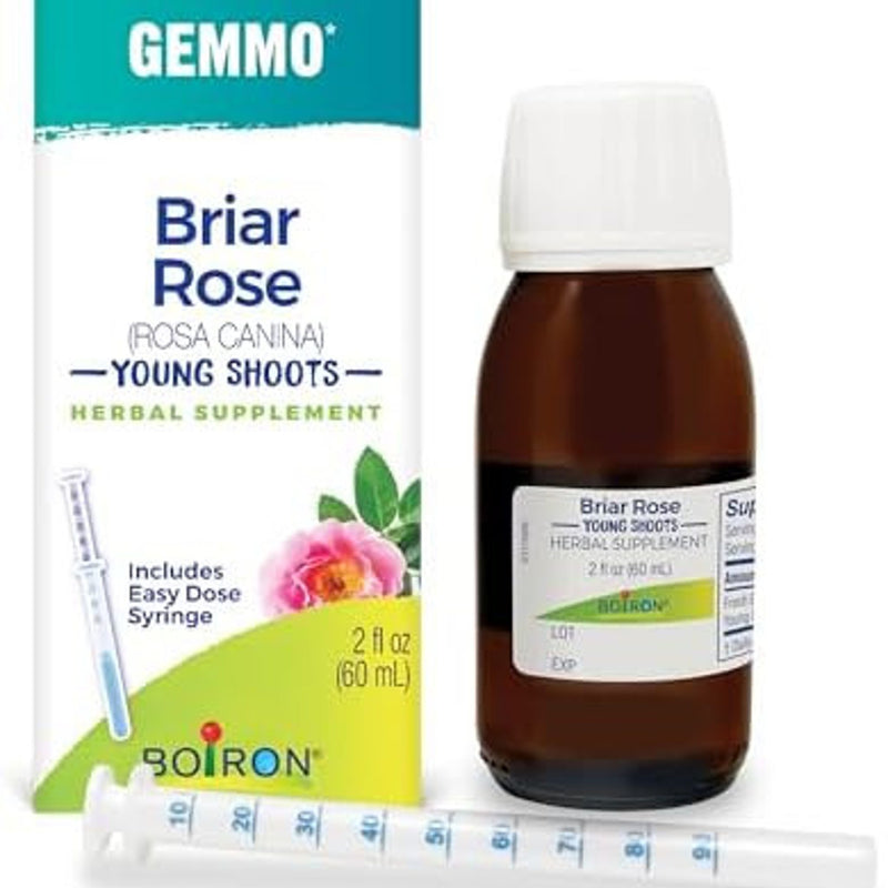 Boiron Gemmo Briar Rose Young Shoots Herbal Supplement Liquid, 2 fl oz