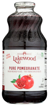 Lakewood Organic Juice Pomegranate Pure 32 Oz