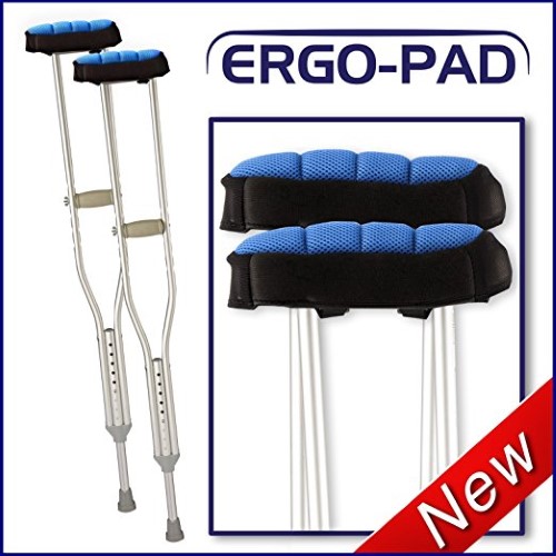 Ergoactives Ergo PAD Ergonomic Pads Fits 99% For Standard Crutches