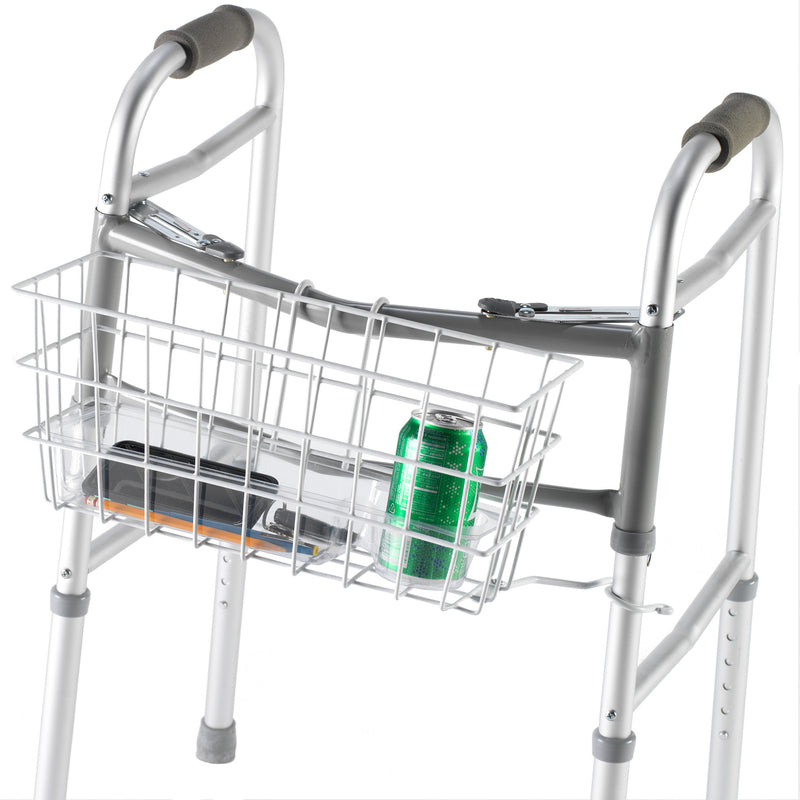 PCP Wire Basket for Dual Release Walker White 7"D x 16"W x 7"H