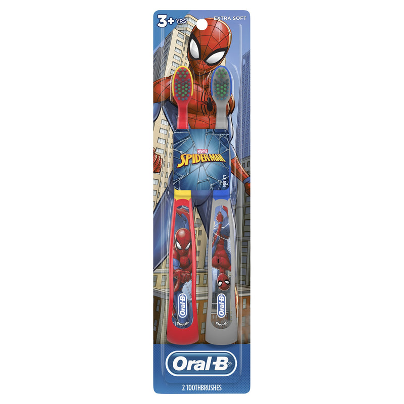 Oral-B Kid S Manual Toothbrush Featuring Marvel S Avengers 2 Count