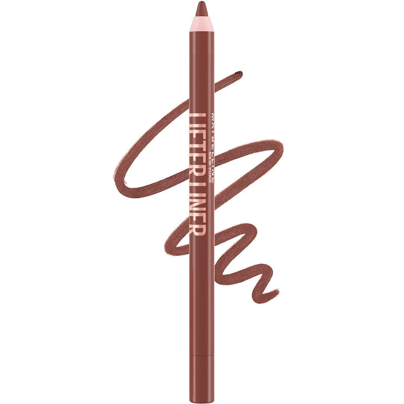 Maybelline Lifter Liner Lip Liner with Hyaluronic Acid, Let's Bounce 02, 0.04 oz