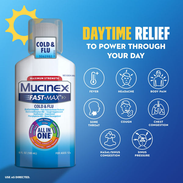 Mucinex Fast-Max Severe Cold Relief 6oz