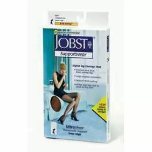 JOBST UltraSheer Women's Knee High 121503, 20-30 mmHg, Closed Toe, Natural, X-Large Regular