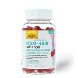 Country Life, Maxi-Hair® Skin & Nails Gummies with Hyaluronic Acid + Biotin, Berry, 60 Gummies