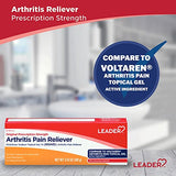 Leader Diclofenac Sodium Topical Arthritis Pain Relief Gel Tube, Powerful Anti-Inflammatory Gel (Compare to Voltaren), 5.30 Ounce, Pack of 2