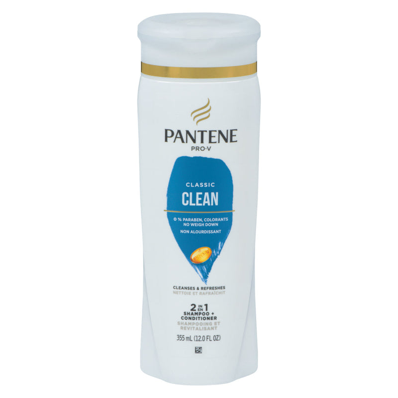 Pantene Classic Clean 2-in-1 Shampoo + Conditioner, 355 ml