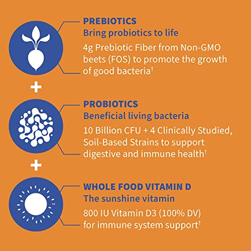 Garden of Life Dr. Formulated Probiotics Orange Dream Supplement Vitamin 10 Billion CFU 60 Gummies