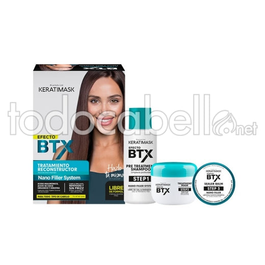Placenta Life Keratimask BTX Hair Treatment Kit, 3 Pc