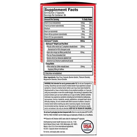 Hydroxycut Loose Weight Caplets 72ct