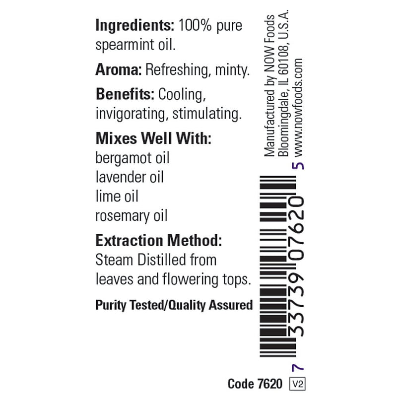 Now Spearmint Oil 1oz