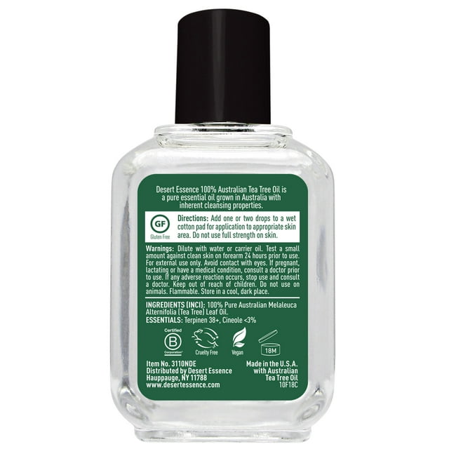 Esencia del desierto 100% Australian Tea Tree Oil 1 oz