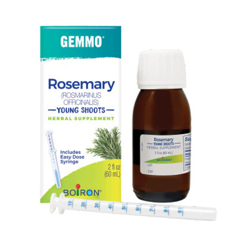 Boiron Gemmo Rosemary Young Shoots Herbal Supplement Liquid, 2 fl oz