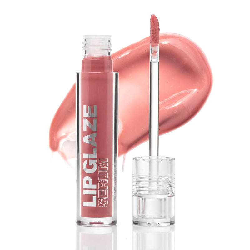 Palladio Lip Glaze Serum, Blush Brûlée, 0.10 oz