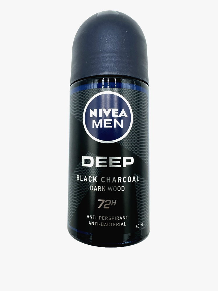 Nivea Men Deep Dark Wood Antiperspirant Roll-On, 50 mL